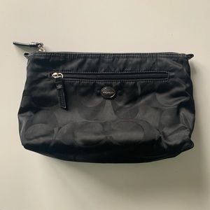 COACH small black cosmetic bag